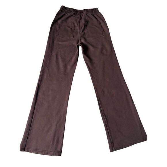 Dont Eat The Homies Flare Sweatpants size S Chocolate Brown - Picture 3 of 6